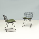 Knoll by Harry Bertoia Black & Green Bertoia Side Dining Chairs, Set of 2 - REHAUS - Harry Bertoia