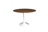 Knoll Tulip Round Dining Table with Wood Top @ REHAUS