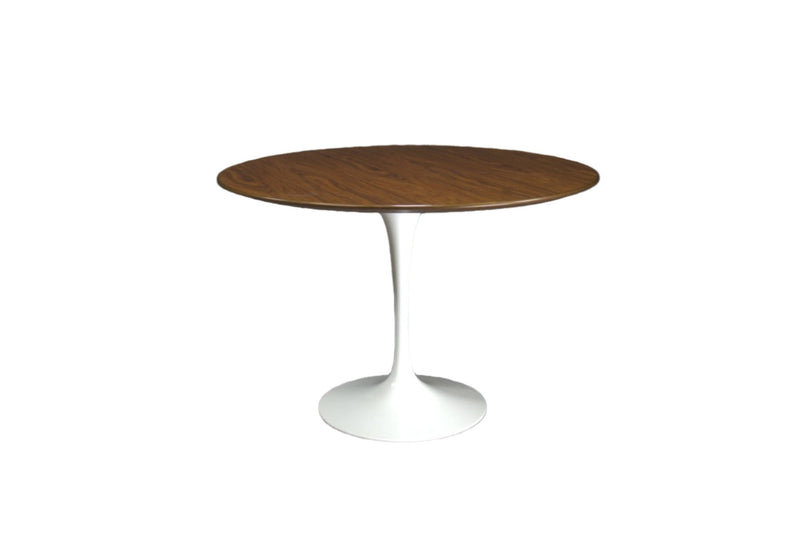 Knoll Tulip Round Dining Table with Wood Top @ REHAUS