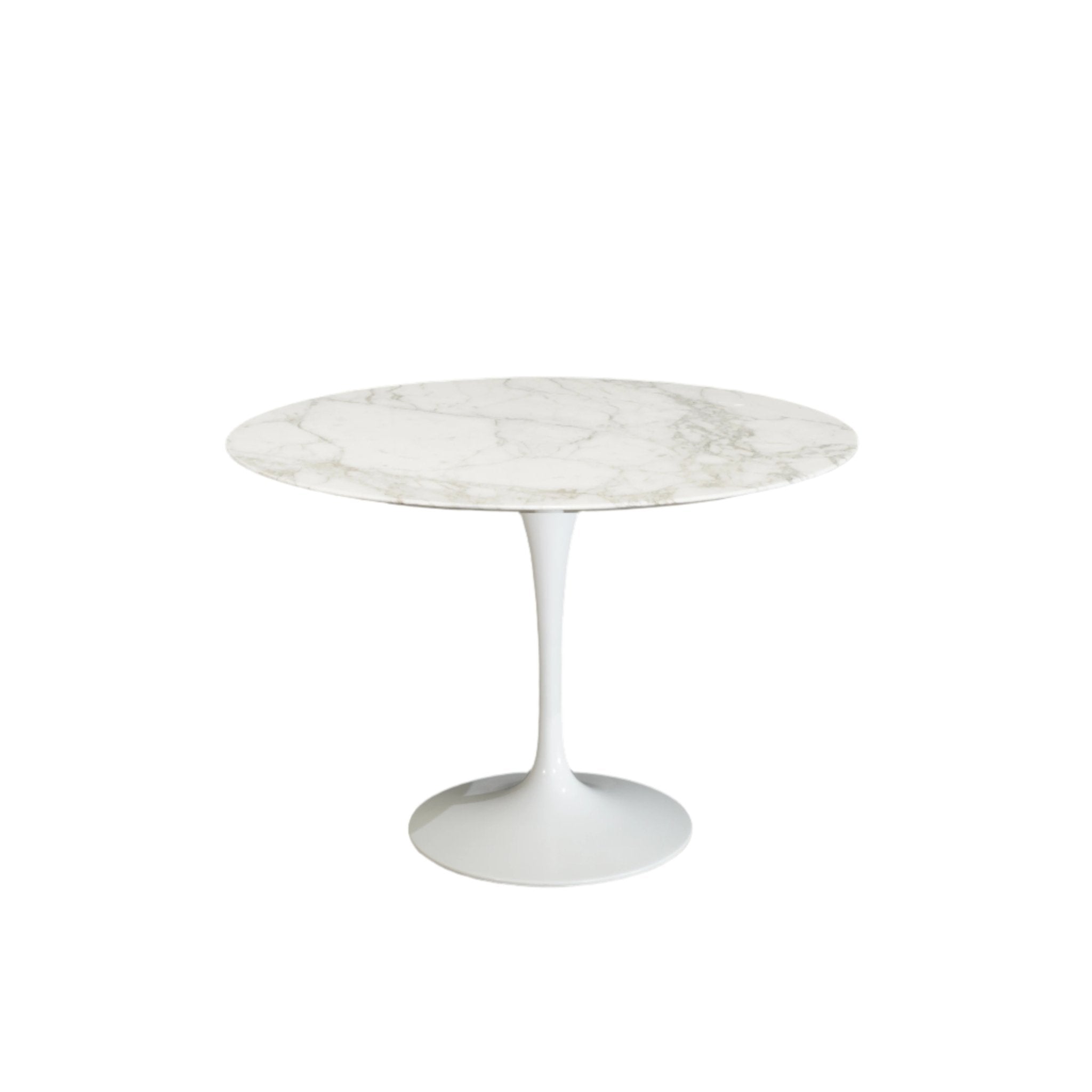 Knoll White Marble Tulip Table by Eero Saarinen @ REHAUS
