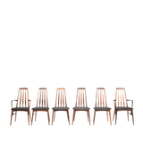 Koefoed Hornslet Eva Rosewood Dining Chairs by Niels Koefoed - REHAUS - Koefoed Hornslet