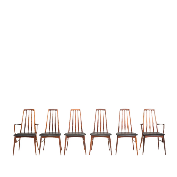 Koefoed Hornslet Eva Rosewood Dining Chairs by Niels Koefoed - REHAUS - Koefoed Hornslet