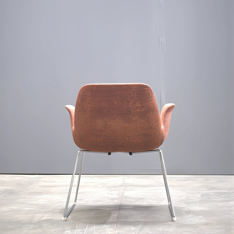 Koleksiyon Halia Shell Chair by Studio Kairos in Patterned Fabric - REHAUS - Koleksiyon