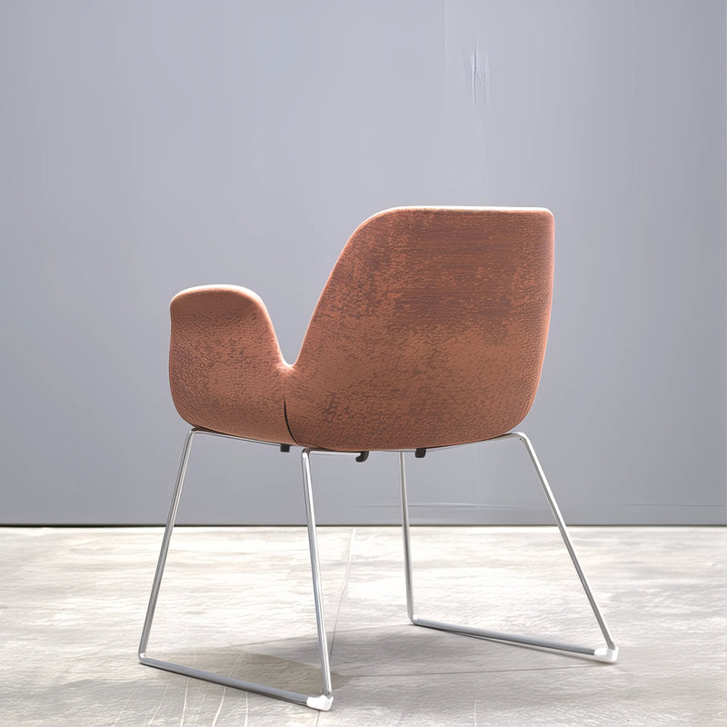 Koleksiyon Halia Shell Chair by Studio Kairos in Patterned Fabric - REHAUS - Koleksiyon