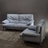 Ligne Roset 2 - Seater Sofa in Light Blue Fabric - REHAUS - Ligne Roset