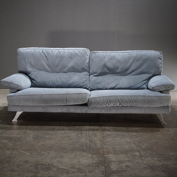 Ligne Roset 3 - Seater Sofa in Light Blue Fabric - REHAUS - Ligne Roset