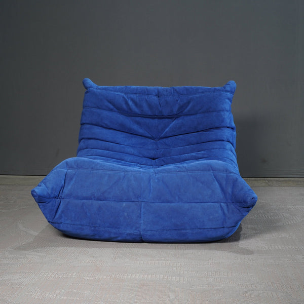 Ligne Roset Blue Togo Armchair and Corner Sofa by Michel Ducaroy @ REHAUS