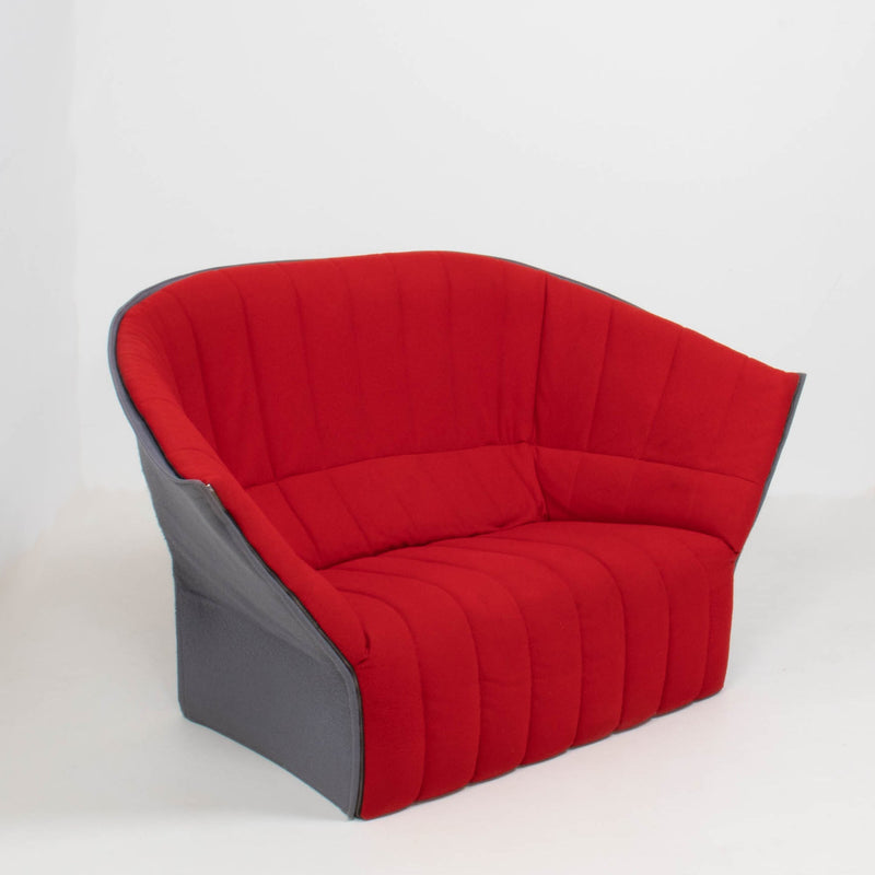 Ligne Roset by Inga Sempé Moel Red Loveseat Sofa, 2007 - REHAUS - inga sempe