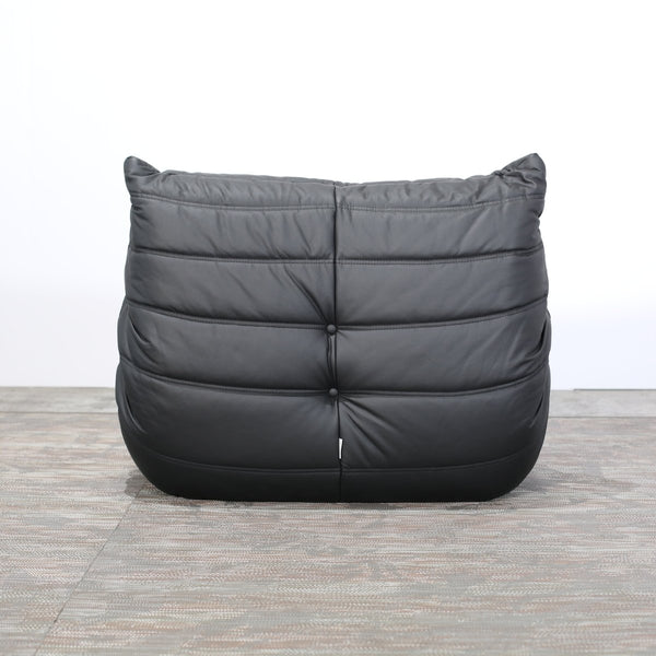 Ligne Roset by Michel Ducaroy Black Leather Togo Sofa, Set of Five @ REHAUS