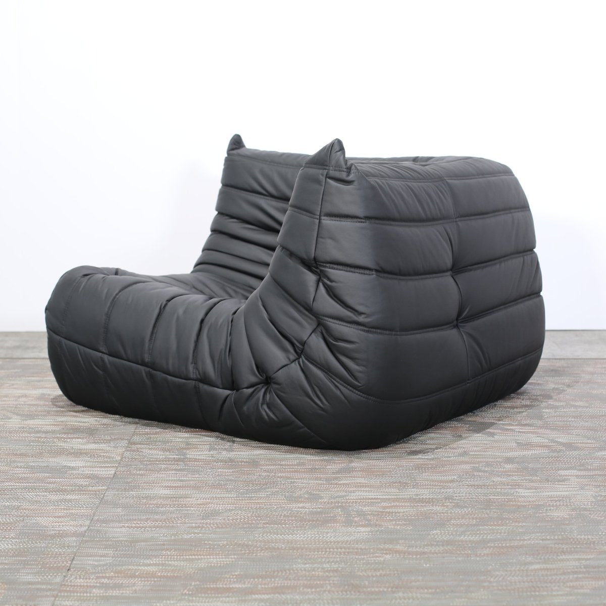 Ligne Roset by Michel Ducaroy Black Leather Togo Sofa, Set of Five @ REHAUS