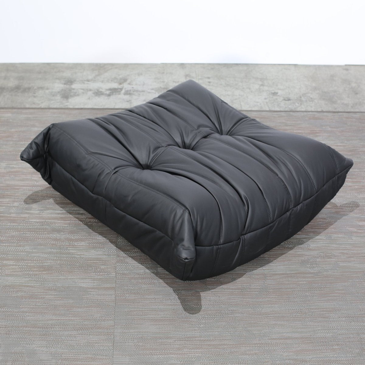 Ligne Roset by Michel Ducaroy Black Leather Togo Sofa, Set of Five @ REHAUS