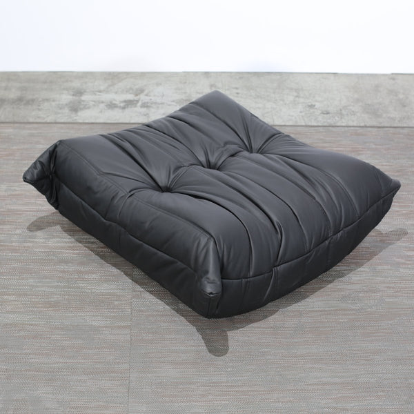 Ligne Roset by Michel Ducaroy Black Leather Togo Sofa, Set of Five @ REHAUS