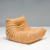 Ligne Roset by Michel Ducaroy Camel Brown Leather Togo, Set of Five - REHAUS - Michel Ducaroy