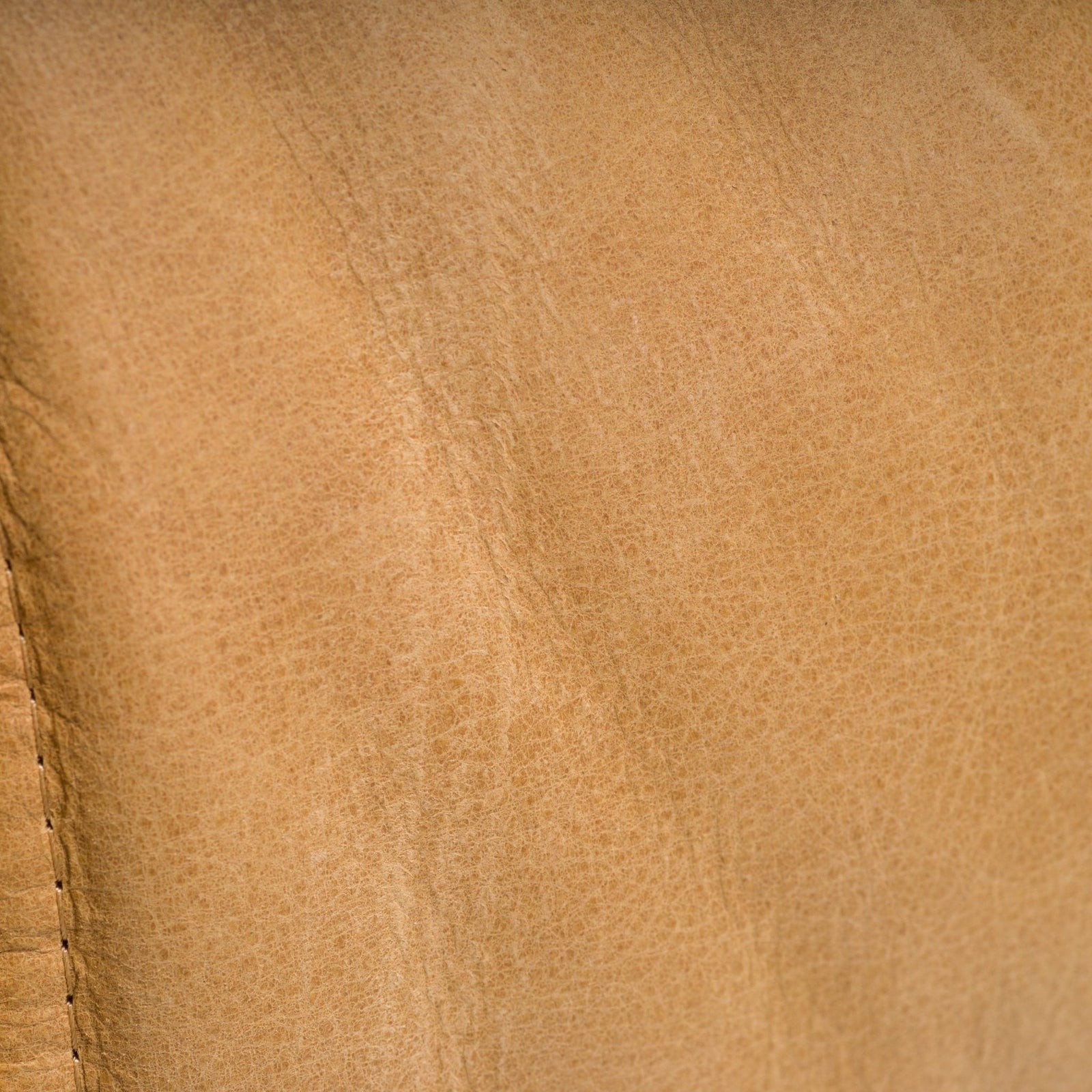 Ligne Roset by Michel Ducaroy Camel Brown Leather Togo, Set of Three - REHAUS - Michel Ducaroy