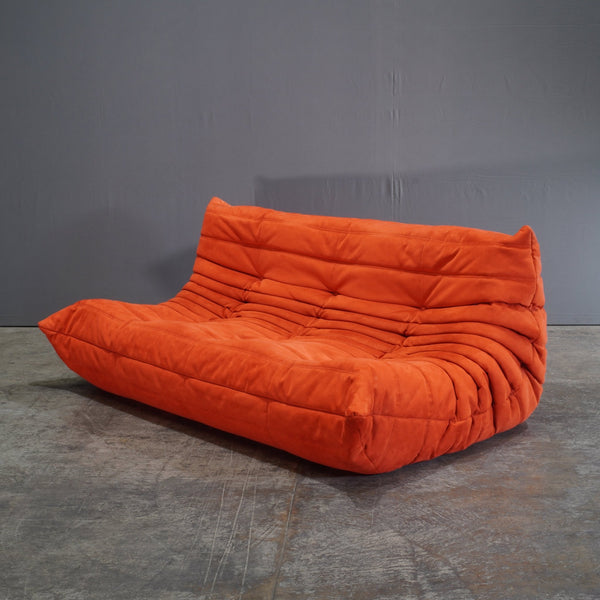 Ligne Roset by Michel Ducaroy Orange Togo Sofa, Set of Three - REHAUS - REHAUS