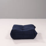 Ligne Roset by Michel Ducaroy Togo Dark Blue Armchair and Footstool, Set of 2 - REHAUS - Michel Ducaroy