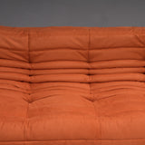 Ligne Roset by Michel Ducaroy Togo Orange Modular Sofa, Set of 5 - REHAUS - Michel Ducaroy