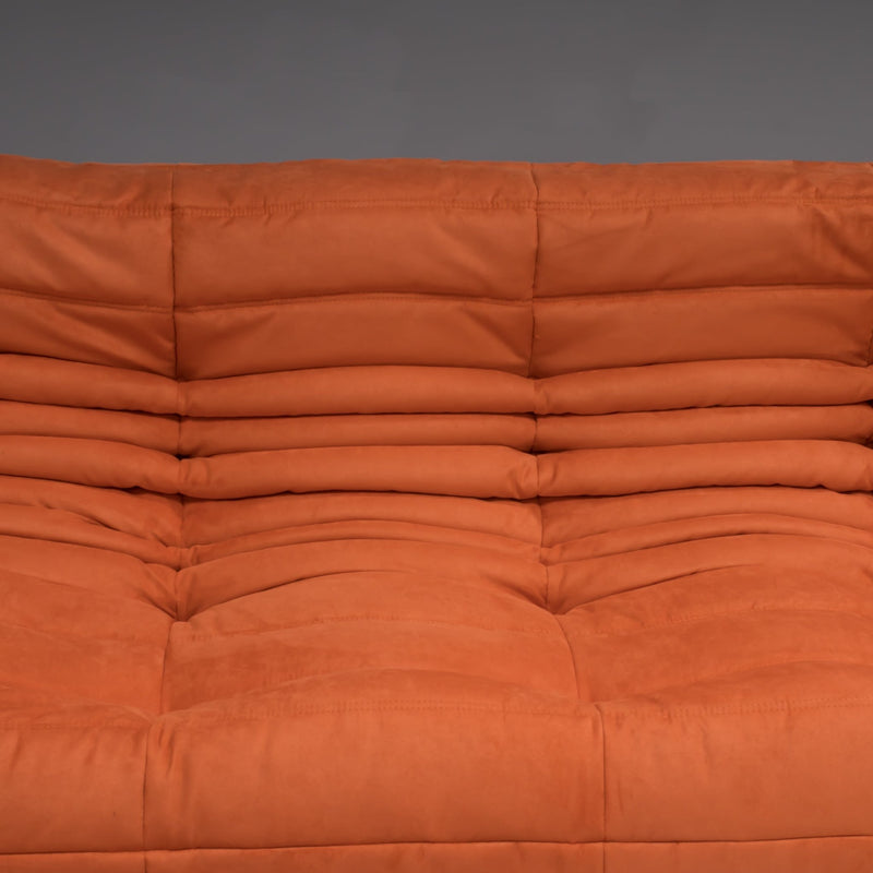 Ligne Roset by Michel Ducaroy Togo Orange Modular Sofa, Set of 5 - REHAUS - Michel Ducaroy