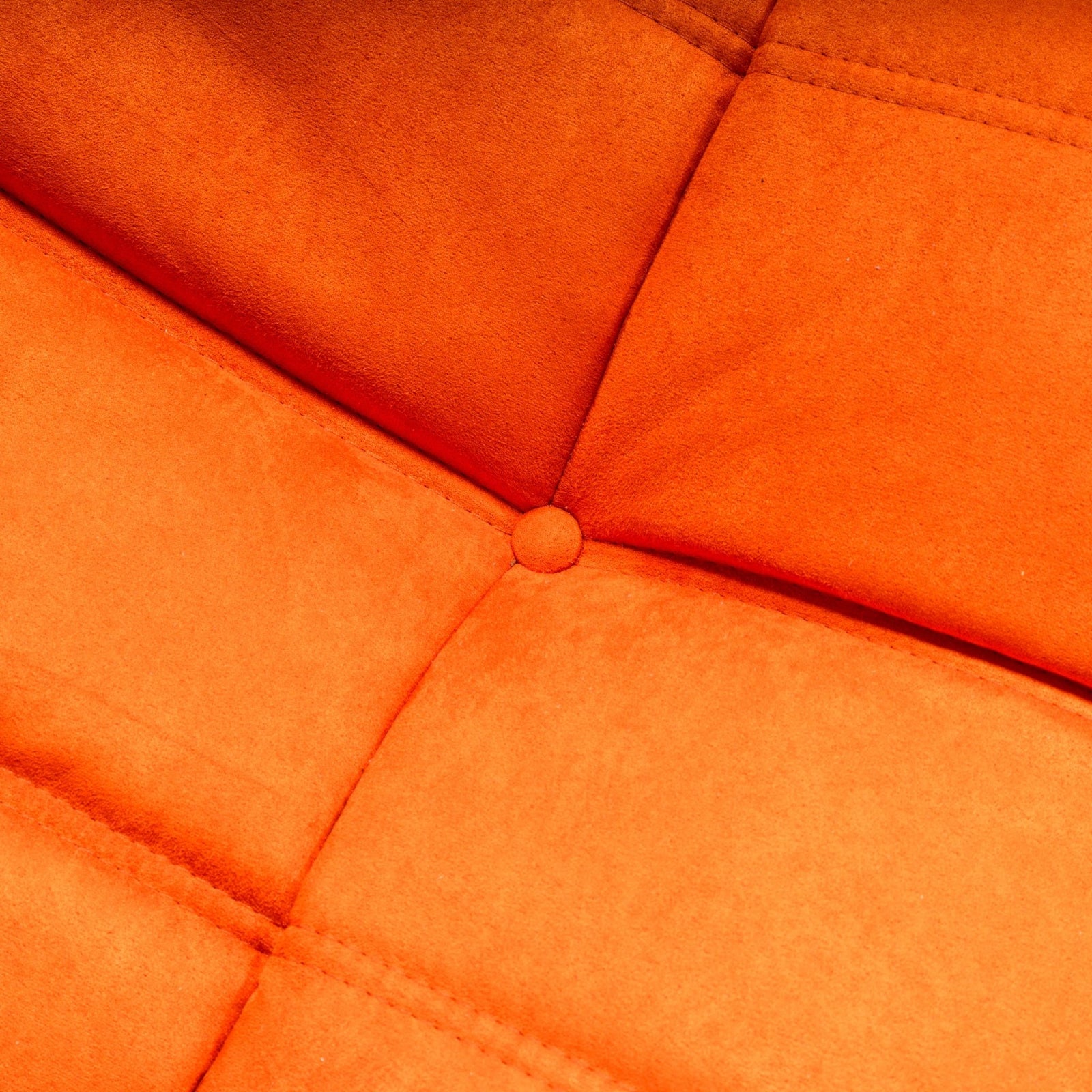 Ligne Roset by Michel Ducaroy Togo Orange Modular Sofa, Set of Three @ REHAUS