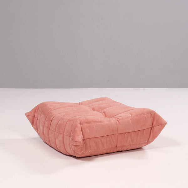 Ligne Roset by Michel Ducaroy Togo Pink Armchair and Footstool, Set of 2 - REHAUS - Michel Ducaroy