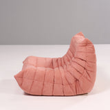 Ligne Roset by Michel Ducaroy Togo Pink Armchair and Footstool, Set of 2 - REHAUS - Michel Ducaroy