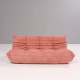 Ligne Roset by Michel Ducaroy Togo Pink Modular Sofa, Set of 3 - REHAUS - Michel Ducaroy