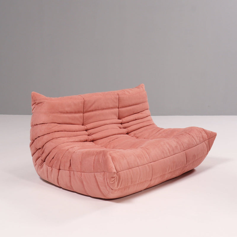 Ligne Roset by Michel Ducaroy Togo Pink Modular Sofa, Set of 3 - REHAUS - Michel Ducaroy