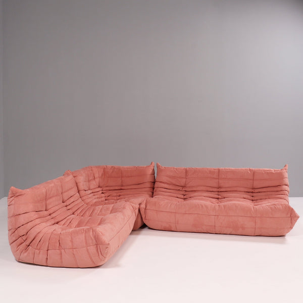 Ligne Roset by Michel Ducaroy Togo Pink Sofa, Set of 3 - REHAUS - Michel Ducaroy