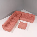 Ligne Roset by Michel Ducaroy Togo Pink Sofa, Set of 5 - REHAUS - Michel Ducaroy