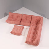 Ligne Roset by Michel Ducaroy Togo Pink Sofa, Set of 5 - REHAUS - Michel Ducaroy