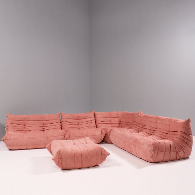 Ligne Roset by Michel Ducaroy Togo Pink Sofa, Set of 5 @ REHAUS