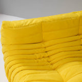 Ligne Roset by Michel Ducaroy Togo Yellow Modular Sofa, Set of 3 - REHAUS - Michel Ducaroy