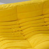 Ligne Roset by Michel Ducaroy Togo Yellow Modular Sofa, Set of 3 - REHAUS - Michel Ducaroy