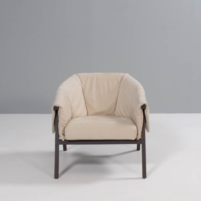 Ligne Roset by Studio Catoir Okumi Cream Leather Armchair - REHAUS - Studio Catoir