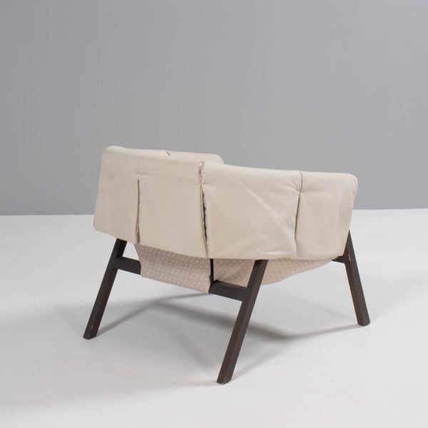 Ligne Roset by Studio Catoir Okumi Cream Leather Armchair - REHAUS - Studio Catoir