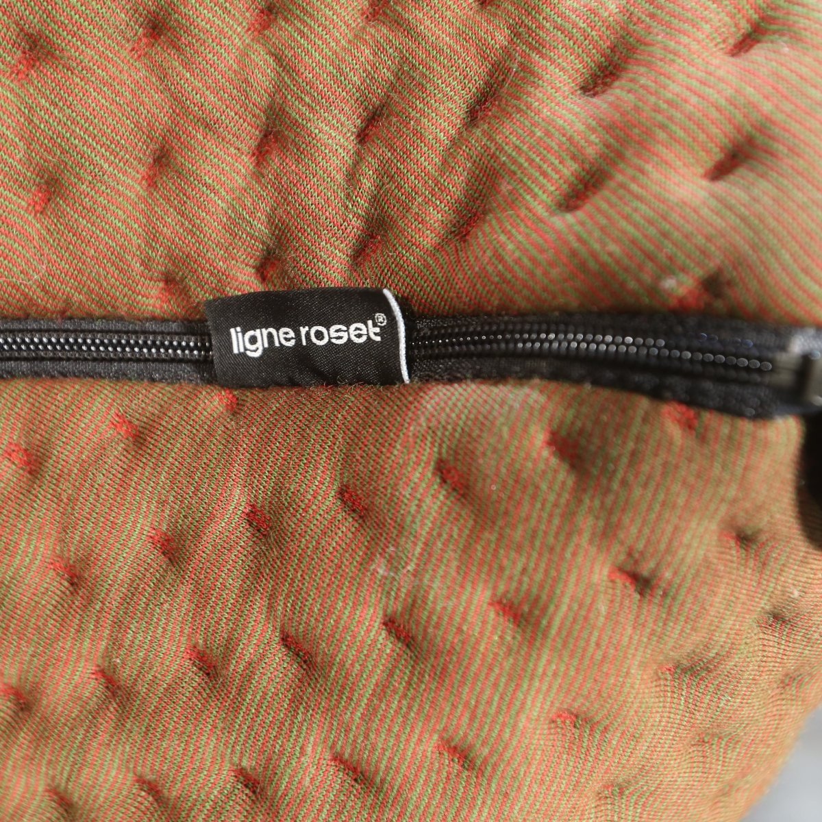 Ligne Roset High Back Magenta Ploum Sofa and Yellow Ottoman by Ronan & Erwan Bouroullec @ REHAUS