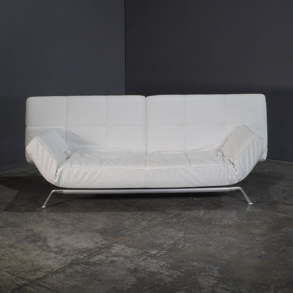 Ligne Roset Leather Smala Sofa by Pascal Mourgue @ REHAUS