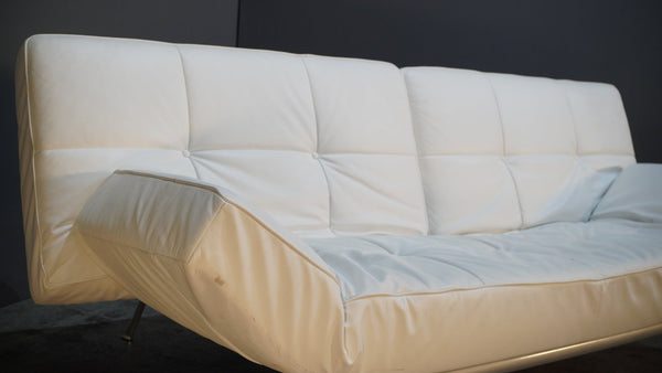 Ligne Roset Leather Smala Sofa by Pascal Mourgue @ REHAUS