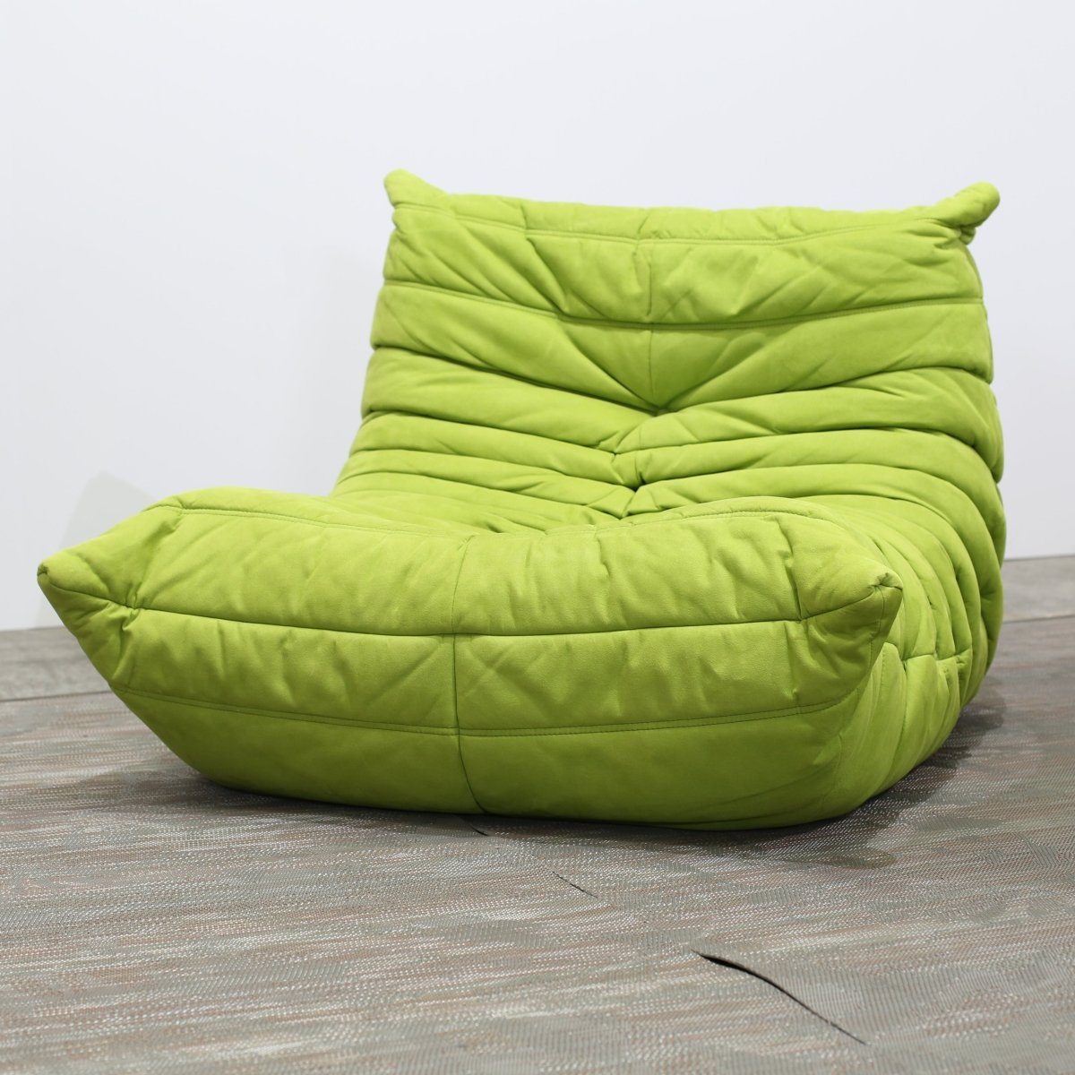 Ligne Roset Lime Green Togo Fireside Chair by Michel Ducaroy @ REHAUS