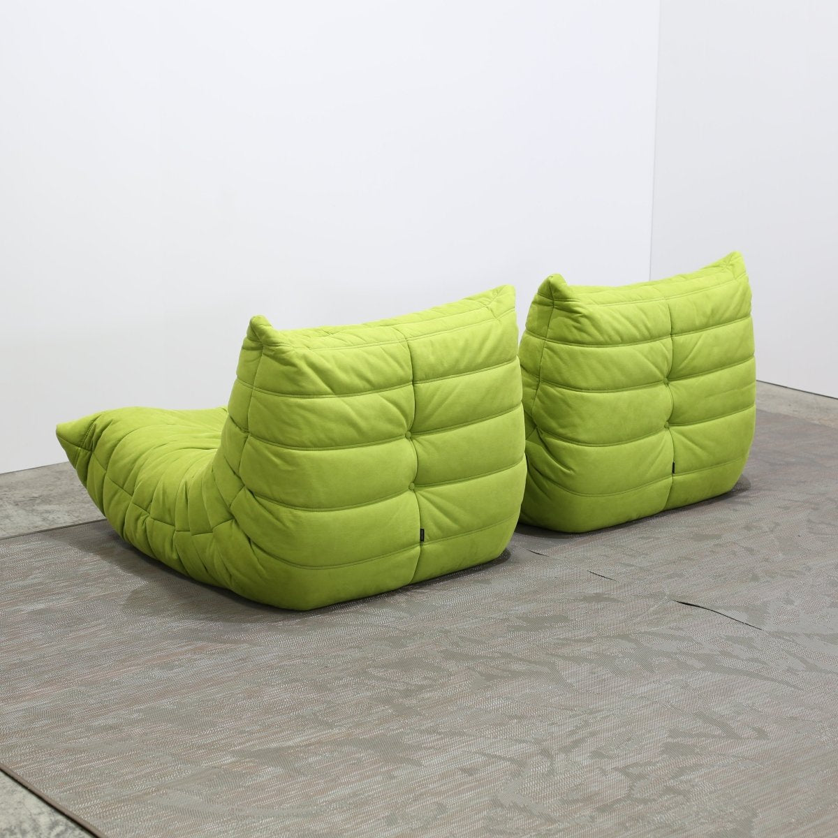 Ligne Roset Lime Green Togo Fireside Chair by Michel Ducaroy @ REHAUS