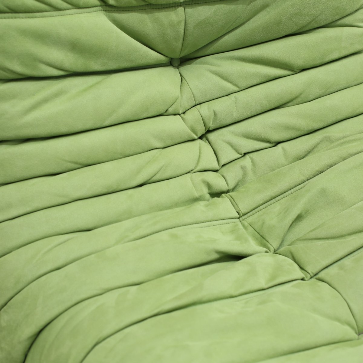 Ligne Roset Lime Green Togo Fireside Chair by Michel Ducaroy, Set of Two @ REHAUS