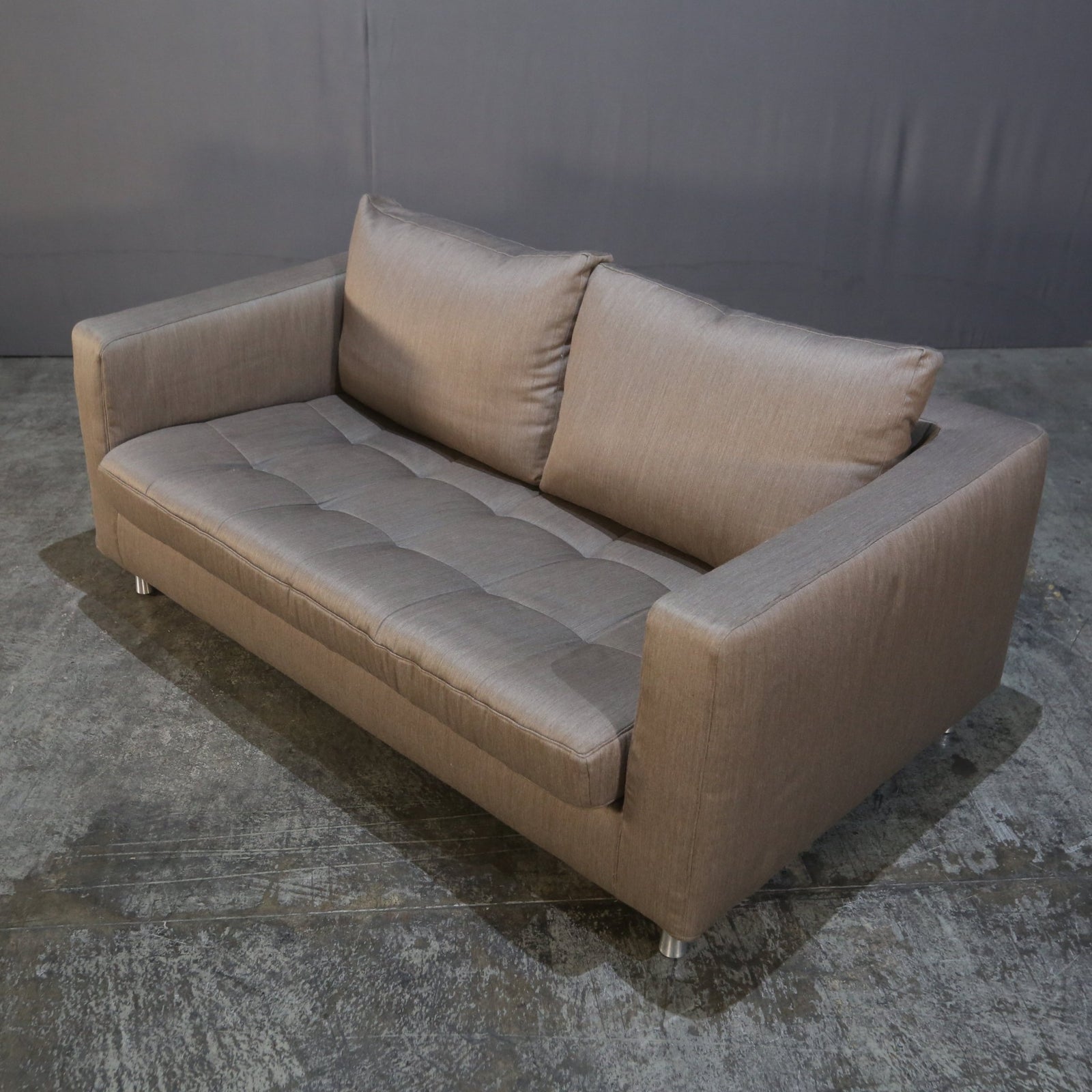 Ligne Roset Two Seater Grey Sofa @ REHAUS