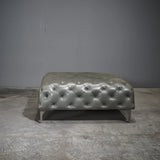 Lof's Gurian Arthur Leather Chesterfield Ottoman by Zeno Nugari - REHAUS - Lof's