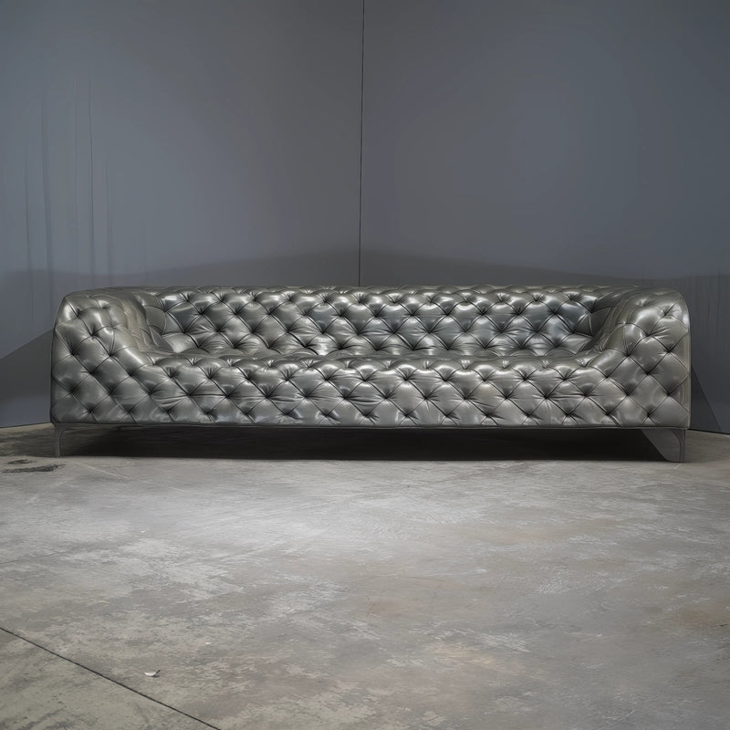 Lof's Gurian Arthur Leather Chesterfield Sofa by Zeno Nugari - REHAUS - Lof's