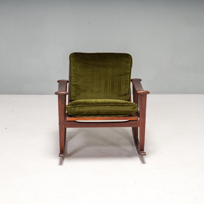 M Nissen for Pastoe Mid - Century Teak Spade Rocking Chair, Finn Juhl design 1960s - REHAUS - M Nissen