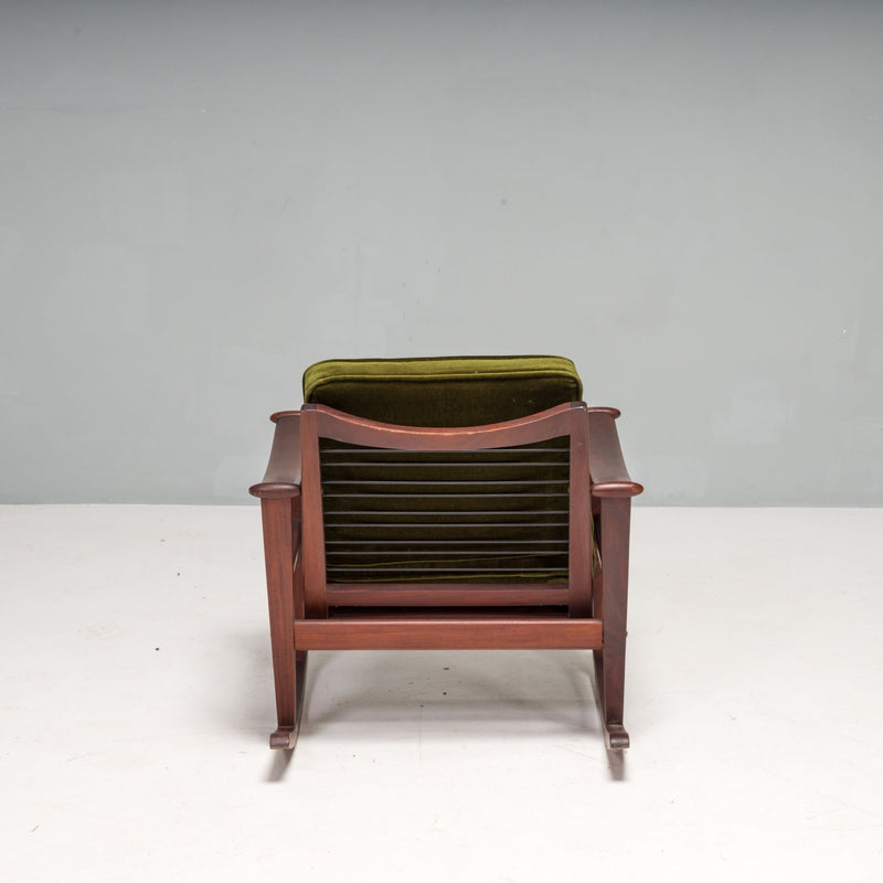 M Nissen for Pastoe Mid - Century Teak Spade Rocking Chair, Finn Juhl design 1960s - REHAUS - M Nissen