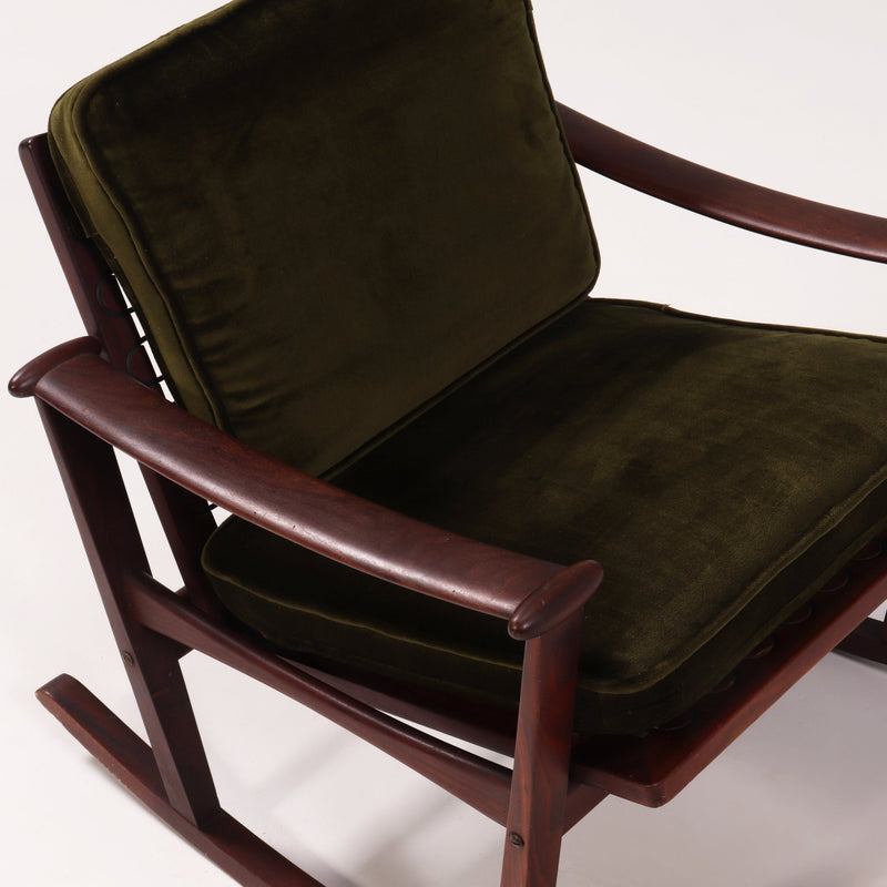 M Nissen for Pastoe Mid - Century Teak Spade Rocking Chair, Finn Juhl design 1960s - REHAUS - M Nissen