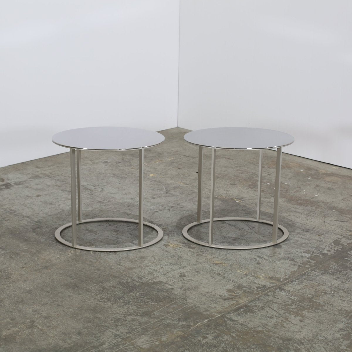 Maxalto Simplice Elios Side Table by Antonio Citterio, Set of Two