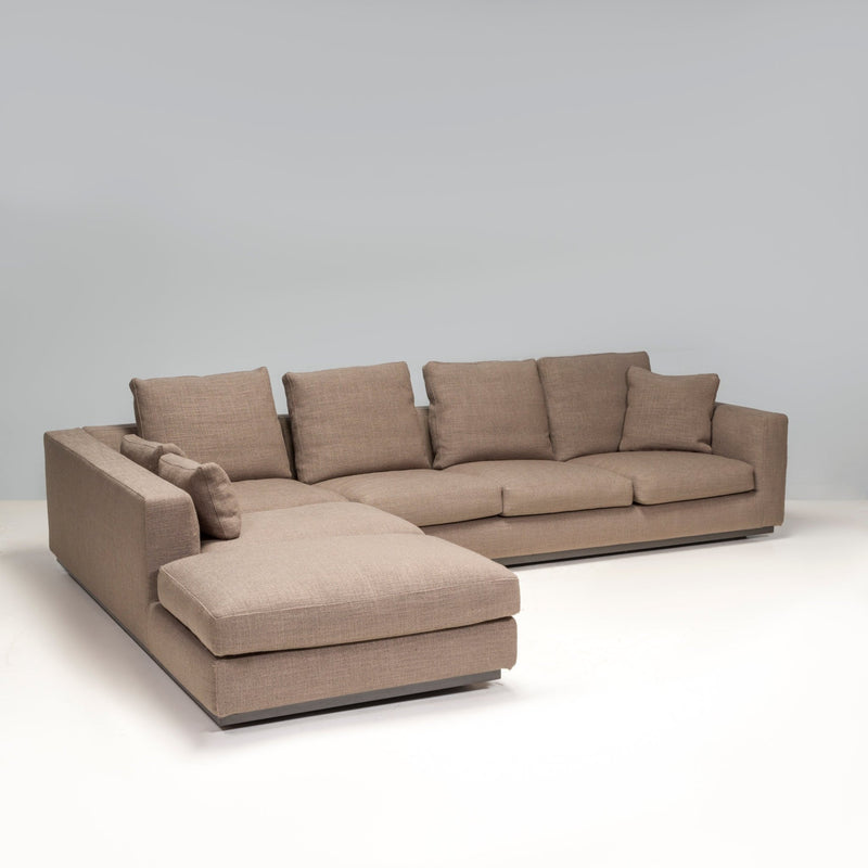 Minotti by Rodolfo Dordoni Grey Fabric Andersen Line Modular Sofa - REHAUS - Rodolfo Dordoni