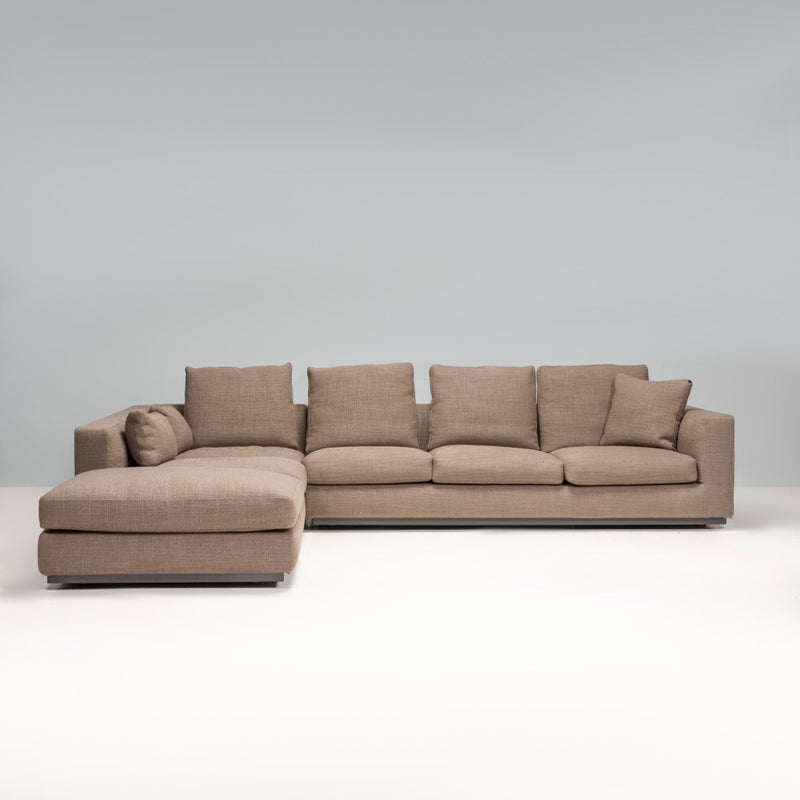 Minotti by Rodolfo Dordoni Grey Fabric Andersen Line Modular Sofa - REHAUS - Rodolfo Dordoni